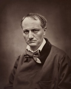 Étienne Carjat. Retrato de Charles Baudelaire, hacia 1862