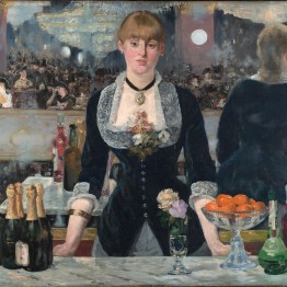 Manet. El bar del Folies-Bergère, 1881-1882. Courtauld Institute, Londres