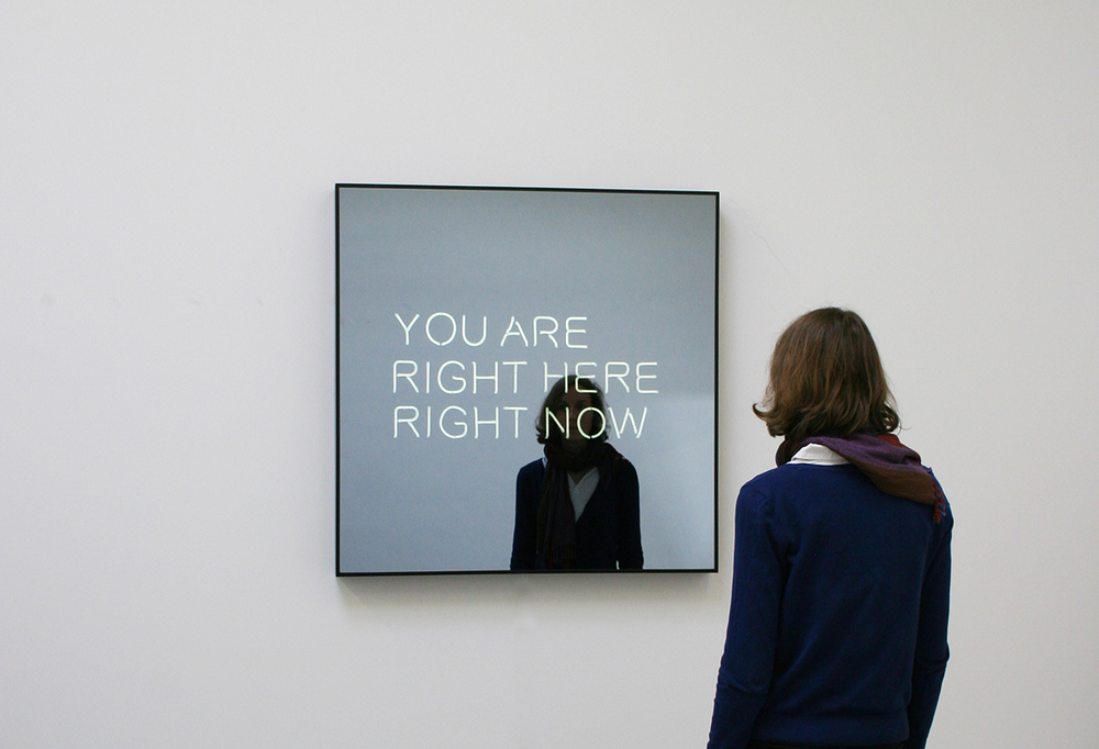 Jeppe Hein: YOU ARE RIGHT HERE RIGHT NOW, 2012. Cortesía de la KÖNIG GALERIE, Berlín
