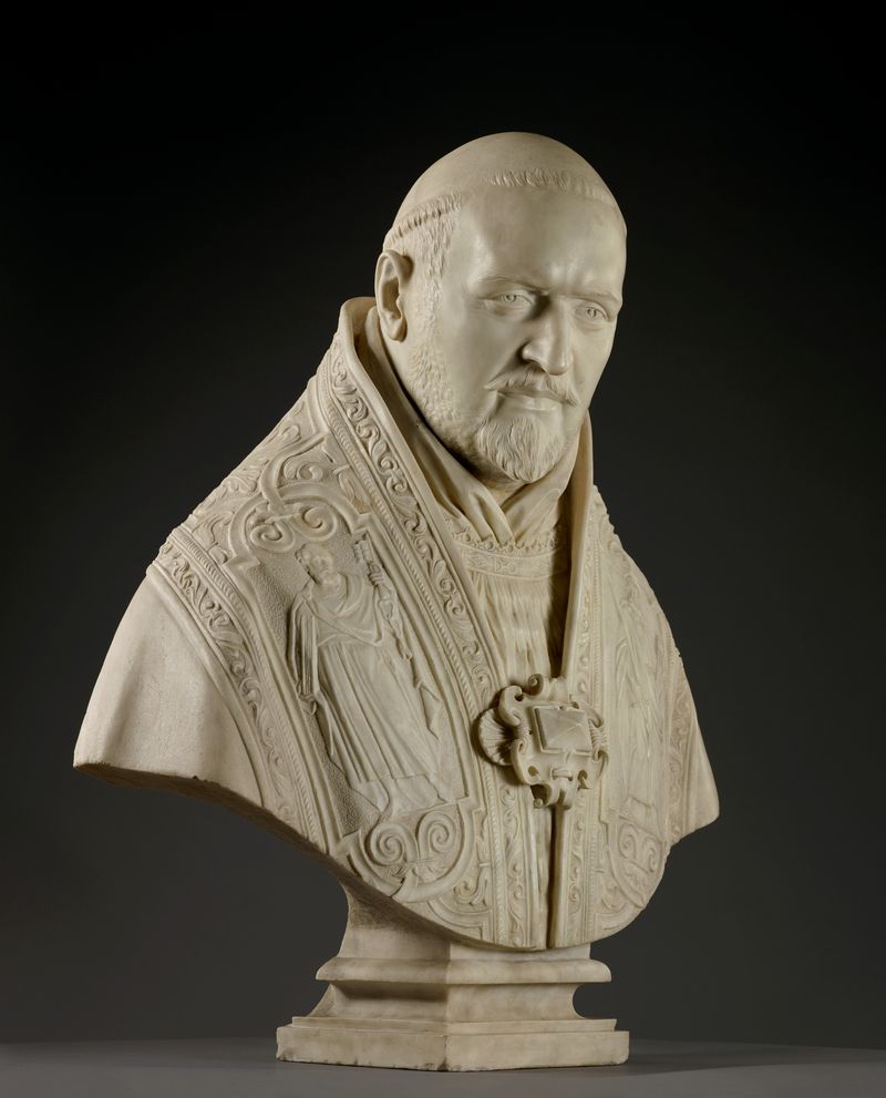  Gian Lorenzo Bernini, Busto di Papa Paolo V, 1621 The J. Paul Getty Museum, Los Angeles