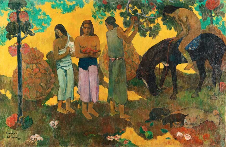 Gauguin. Rupe rupe (The Fruit Harvest), 1899
