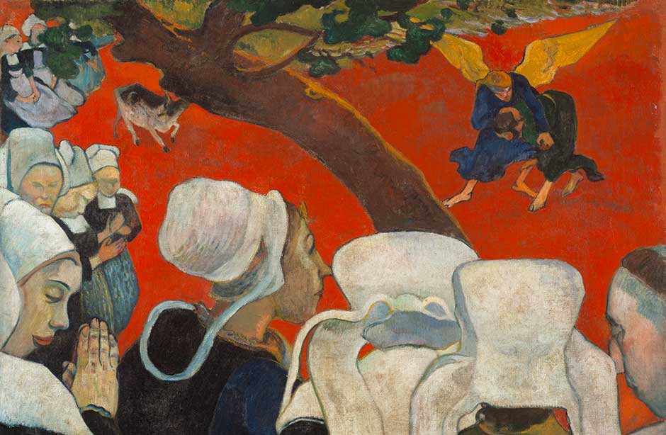 Gauguin. La Vision du sermon, 1888. Scottish National Gallery of Modern Art