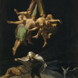 Francisco de Goya. Vuelo de brujas, 1797-1798. Museo Nacional del Prado