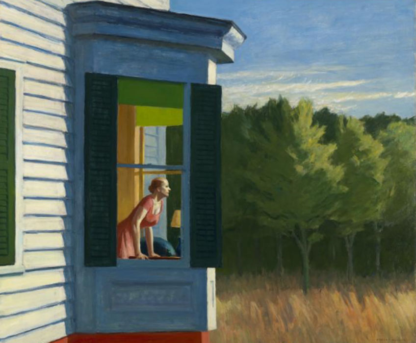 Edward Hopper. Cape Cod Morning, 1950. Smithsonian American Art Museum