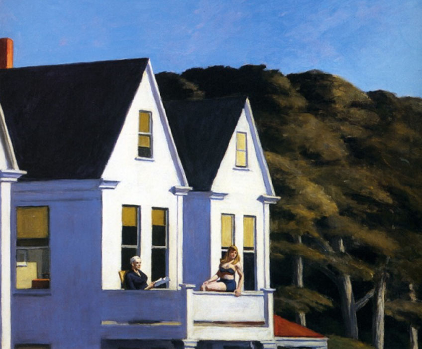 Edward Hopper. Second Story Sunlight, 1960.Whitney Museum of American Art