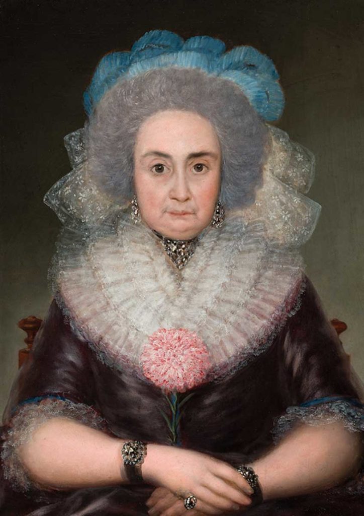 Francisco de Goya. Bernarda Tavira, hacia 1787-1788