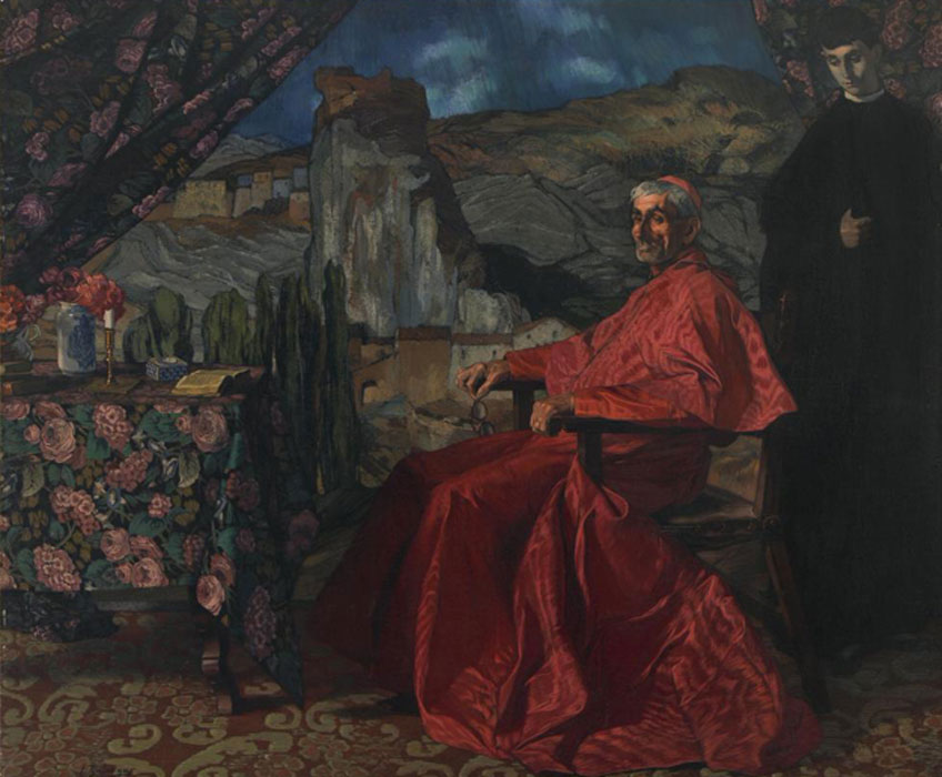 Ignacio Zuloaga. El cardenal, 1912. Museo de Bellas Artes de Bilbao. Donación de don Javier Horn Prado en 1966
