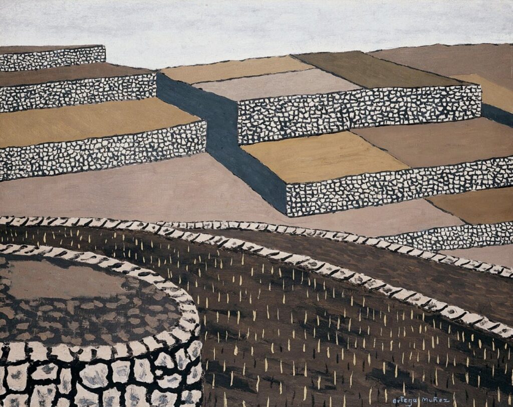 Godofredo Ortega Muñoz. Tenerife, paredes, 1971-1972. Museo Extremeño e Iberoamericano de Arte Contemporáneo, Badajoz