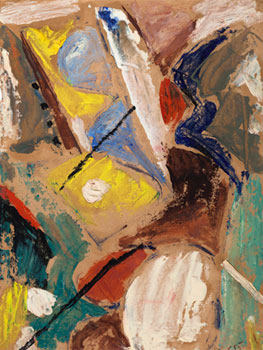 Esteban Lisa. Juego con líneas y colores, 1955