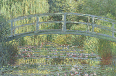 Claude Monet. Le bassin aux nymphéas, harmonie verte, 1899. Musée d´ Orsay, París