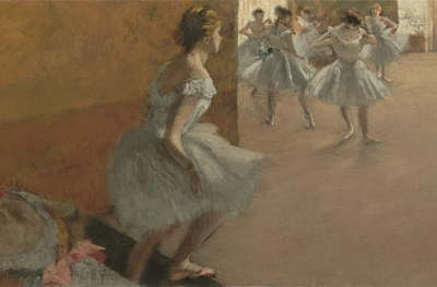 Edgar Degas. Danseuses montant un escalier, 1886-1890. Musée d´ Orsay