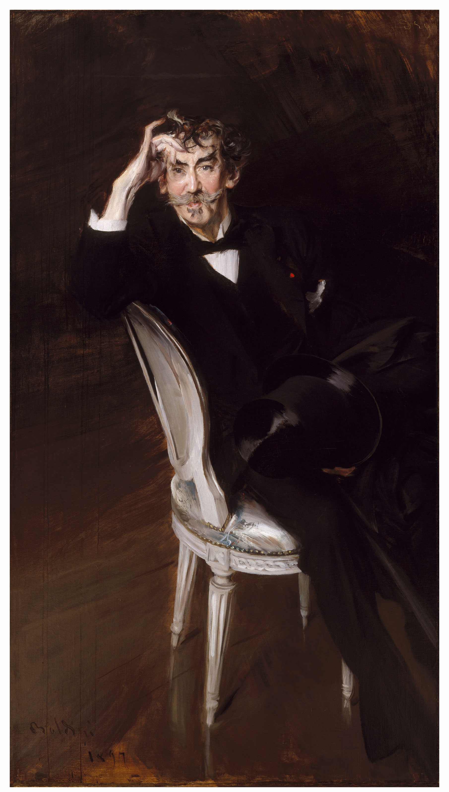 Giovanni Boldini. James Abbott McNeill Whistler, 1897. Brooklyn Museum, Nueva York. Donación de A. Augustus Healy