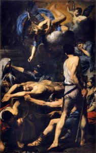 Valentin de Boulogne. Martyrdom of Saint Processus and Saint Martinian, 1629–1630
