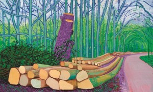 David Hockney. Felled Trees on Woldgate, 2008. Colección Würth