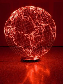 Mona Hatoum. Hot Spot II, 2006