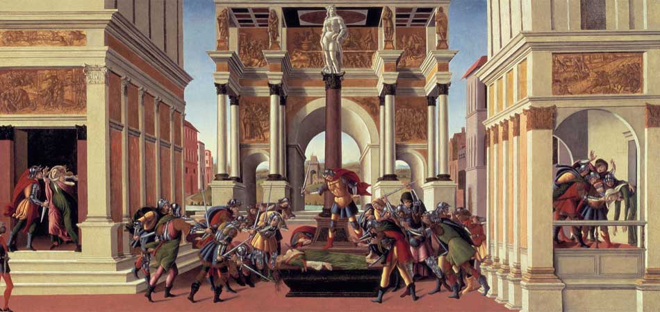 Botticelli. La historia de Lucrecia , 1496-1504. Isabella Stewart Gardner Museum, Boston
