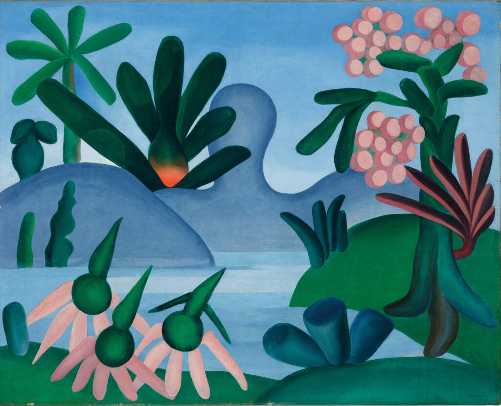 Tarsila do Amaral. O lago, 1928. Hecilda e Sergio Fadel