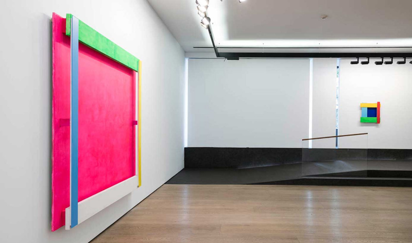 Vista de la exposición de Rosa Brun en la Galería Fernández-Braso