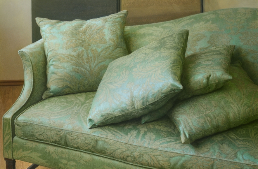 Claudio Bravo. Green Sofa, 1991