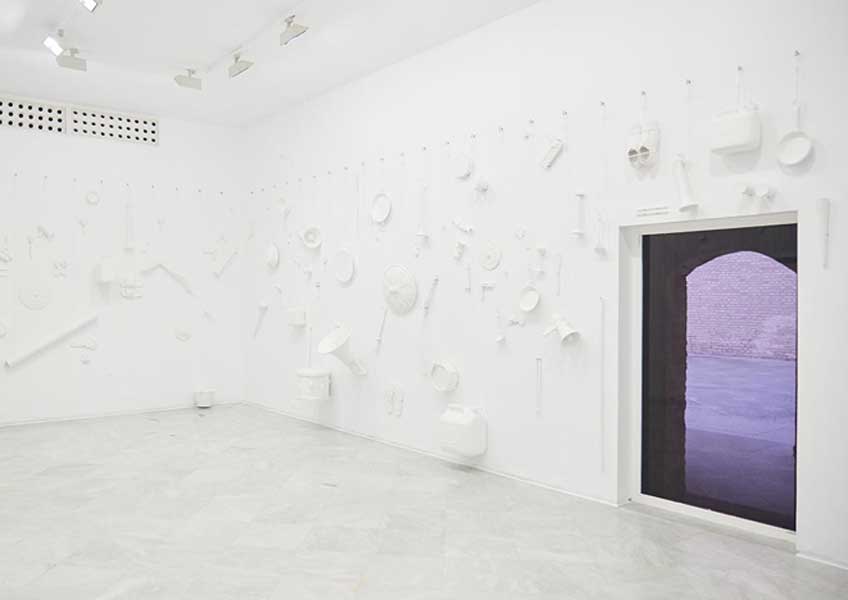 Amalia Pica. (Un)heard (room), 2019. Cortesía de la artista y Herald St, London. Producida por el Centro Andaluz de Arte Contemporáneo