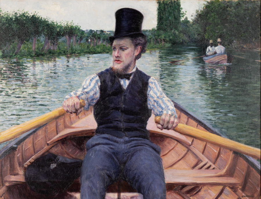 Gustave Caillebotte. Partie de bateau, hacia 1877-1878. © Musée d’Orsay