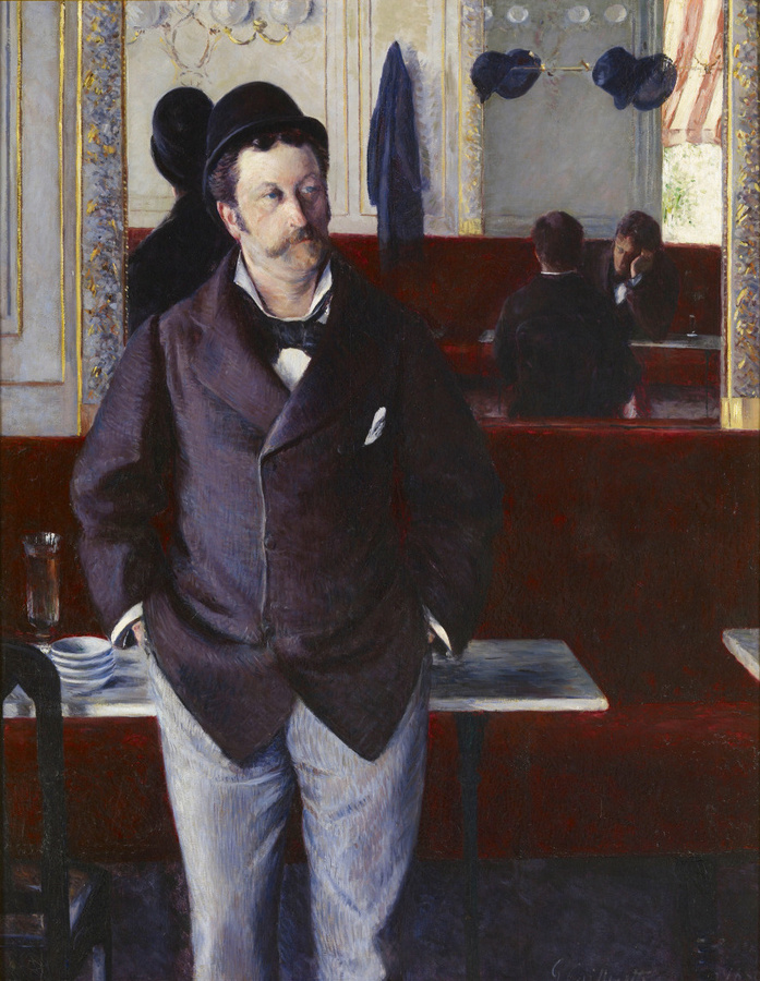 Gustave Caillebotte. Au café, 1880. Collection Musée d'Orsay - Musée des Beaux-Arts, Rouen