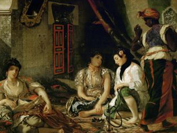 Delacroix. Mujeres de Argel, 1834. Museo del Louvre