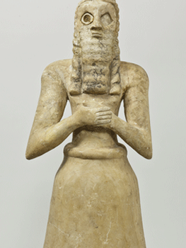 Figura humana, Diyala, Khafajah, dinastia Arcaica II. Oriental Institute, Chicago