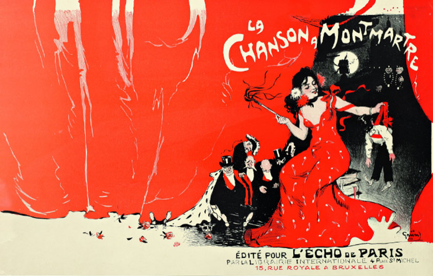Jules Grün. La canción de Montmartre, 1900. Colección particulae