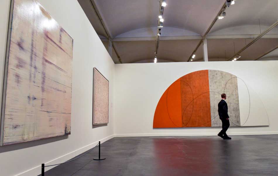 Vista de la exposición "La pintura, un reto permanente" en CaixaForum Barcelona