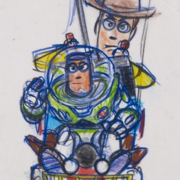 Bob Pauley. Woody y Buzz (Toy Story, 1995) © Disney/Pixar