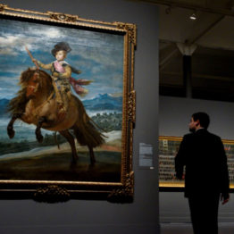 Vista de la exposición "Velázquez y el Siglo de Oro" en CaixaForum Barcelona