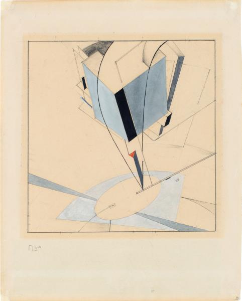 El Lissitzky. Proun 5 A, 1920. © Museo Nacional Thyssen-Bornemisza. Madrid