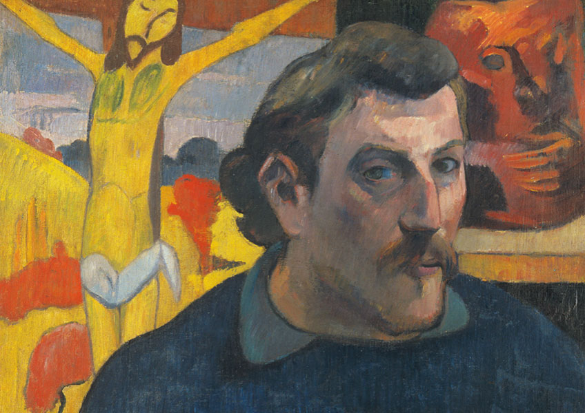Paul Gauguin. Self-portrait with Yellow Christ, 1890–1891. Musée d'Orsay, Paris