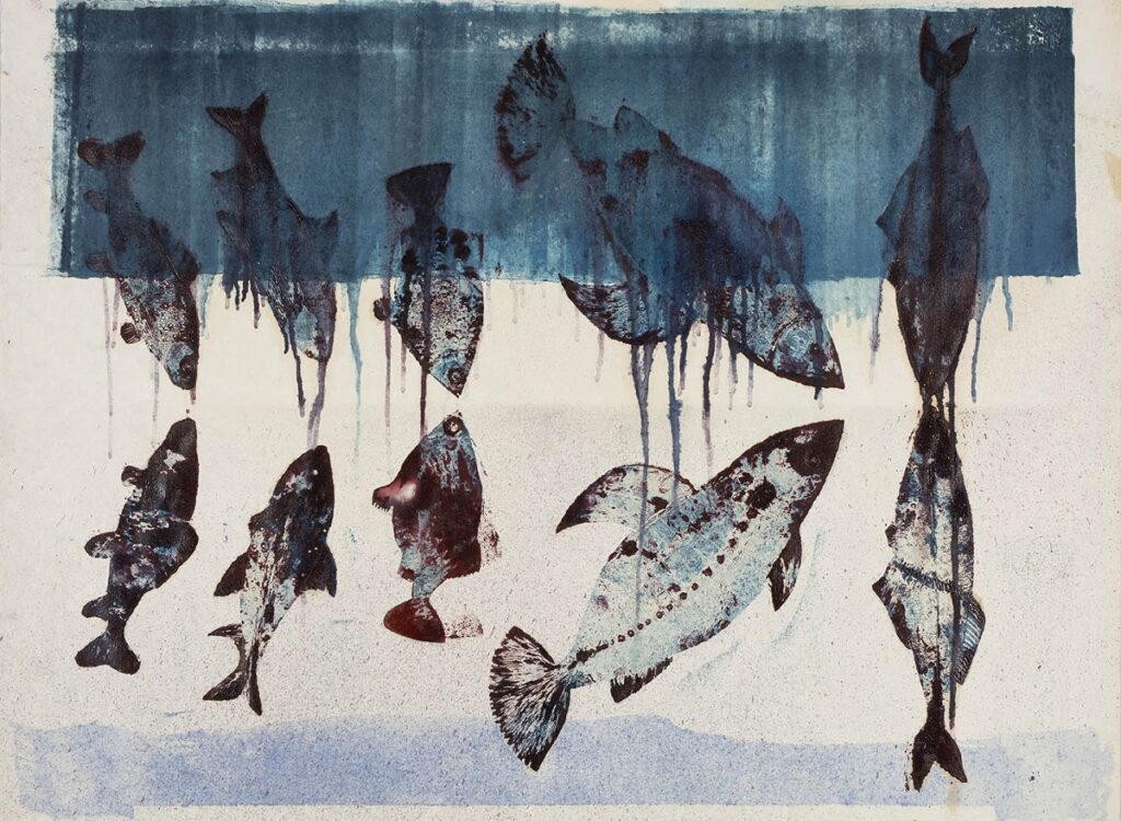 Alberto Carrera Blecua. Sin título. Serie Cuaderno de peces, 2016. Colección Carrera Blecua
