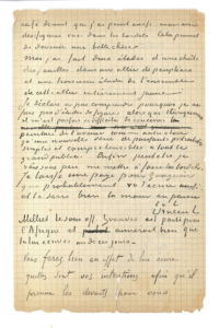 Carta de Vincent Van Gogh y Paul Gauguin a Émile Bernard, 1 o 2 de noviembre de 1888. Van Gogh Museum (Vincent van Gogh Foundation)
