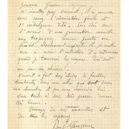 Carta de Vincent Van Gogh y Paul Gauguin a Émile Bernard, 1 o 2 de noviembre de 1888. Van Gogh Museum (Vincent van Gogh Foundation)