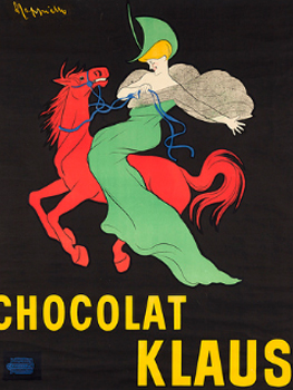 Leonetto Cappiello. Chocolat Klaus, 1903. Colección Rennert, Nueva York