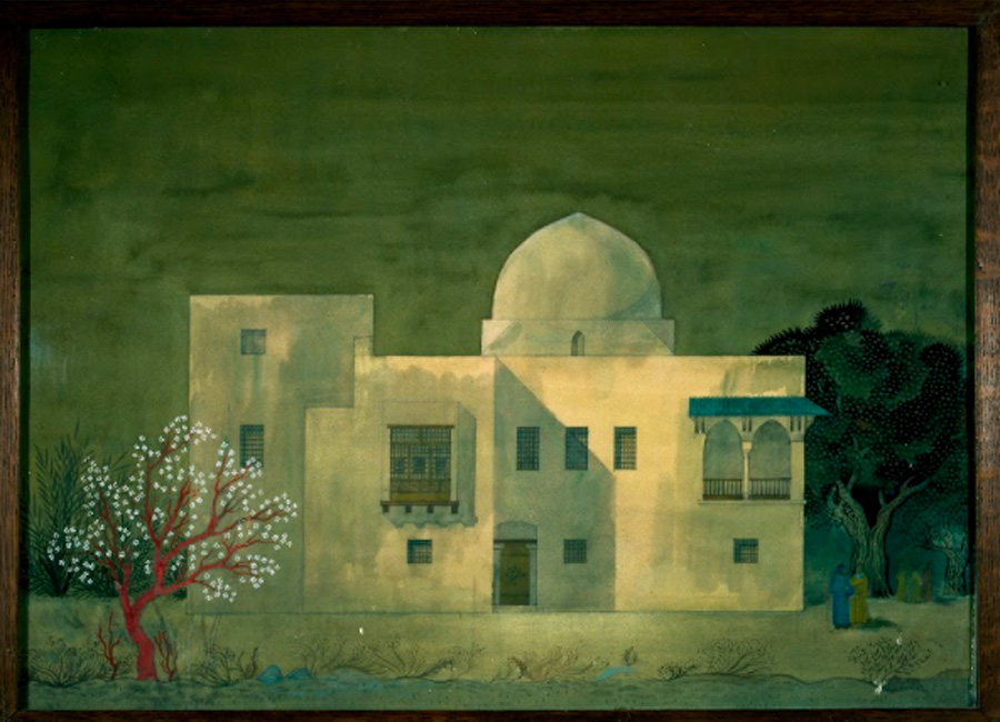 Hassan Fathy. Dibujo para la casa Hamdi Seif Al-Nasr, El Fayum, 1944