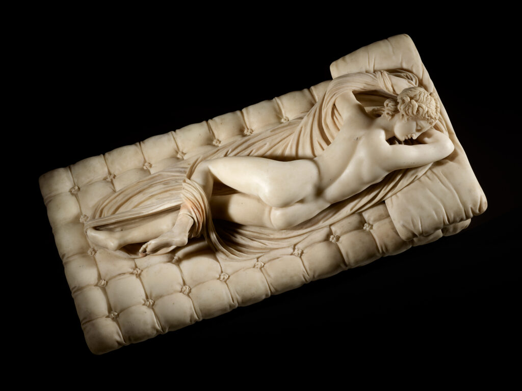 Hermafrodita dormido, siglo II d.C, Roma (original), siglo XIX d.C, Reino Unido (Reproducción). Wellcome Collection 