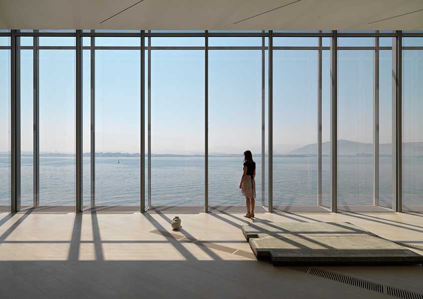 Sala del nuevo Centro Botín, obra de Renzo Piano