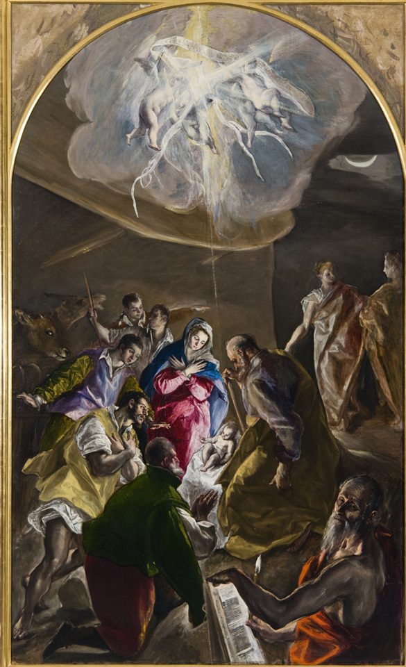 El Greco. Adoración de los Pastores, 1577-1579. Fundación Botín