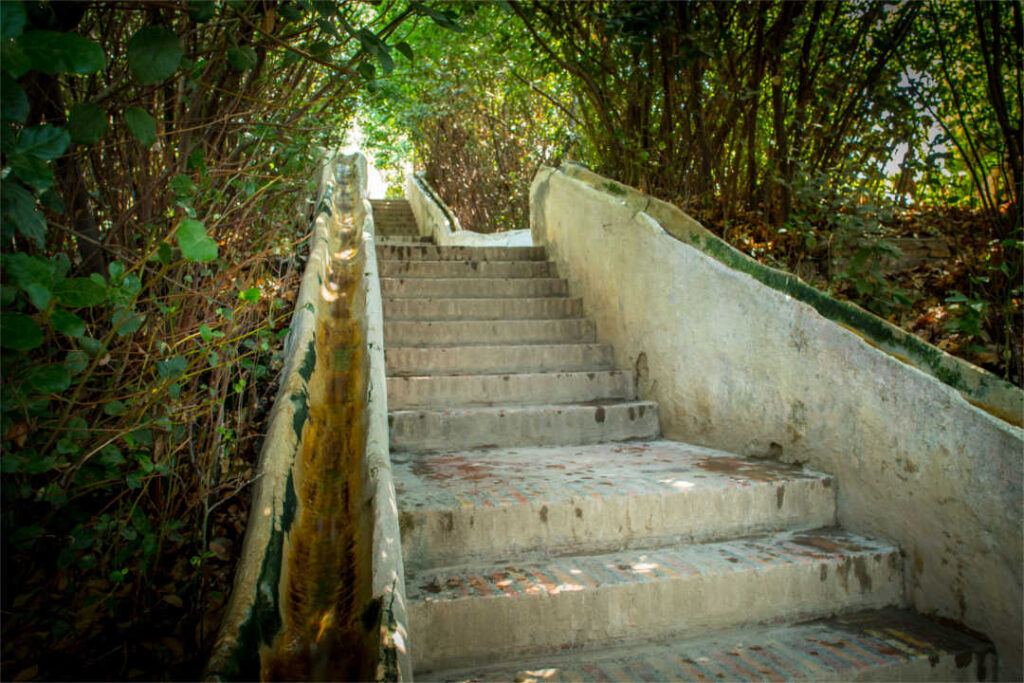 Escalera del agua. La Alhambra