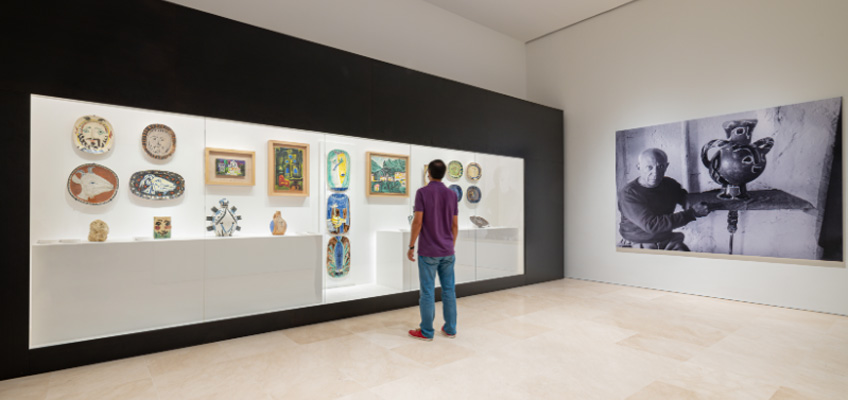 Nueva sala de cerámicas de Pablo Picasso © Museo Picasso Málaga