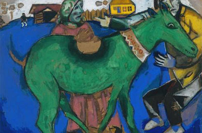 Marc Chagall. The Green Donkey, 1911