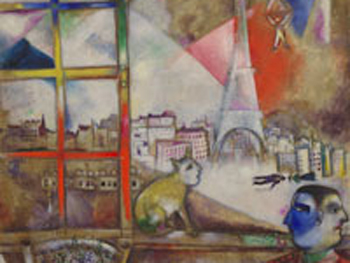 Marc Chagall. Paris Through the Window, 1913. Solomon R. Guggenheim Museum