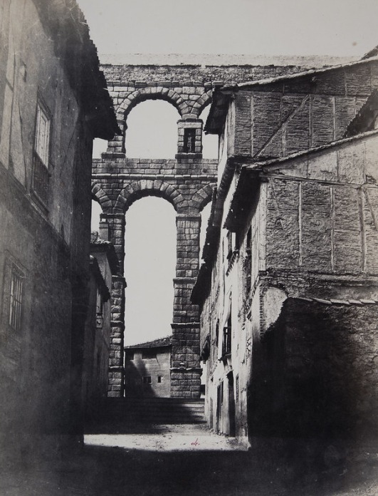 Charles Clifford. Otro Detalle del acueducto (Segovia), 1853. Serie Álbum Monumental de España