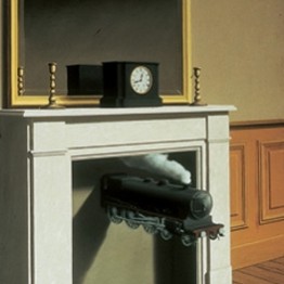 René Magritte. Time Transfixed, 1938. Joseph Winterbotham Collection. © C. Herscovici, London / Artists Rights Society (ARS), New York