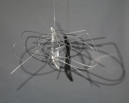 László Moholy-Nagy. Dual Form with Chromium Rods, 1946. Solomon R. Guggenheim Museum, New York