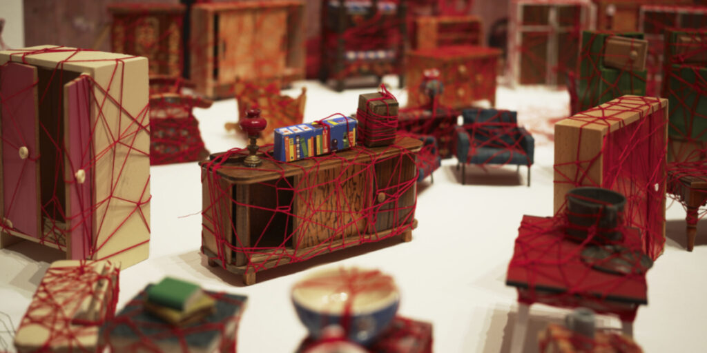 Chiharu Shiota. My House is your House. Azkuna Zentroa